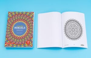 Mandala art coloring book