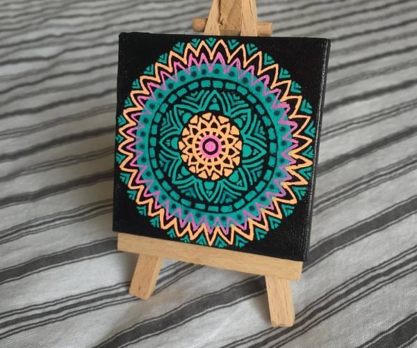 canvas mandala art print